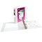Avery Durable View 3 Ring Binders, 2 Inch Slant Rings, 530-Sheet Capacity, DuraHinge, 2.8 Inch Wide Spine, Color Received Will Vary: Black, Bright Blue, Teal, Lavender, or White, 1 Binder (17038)